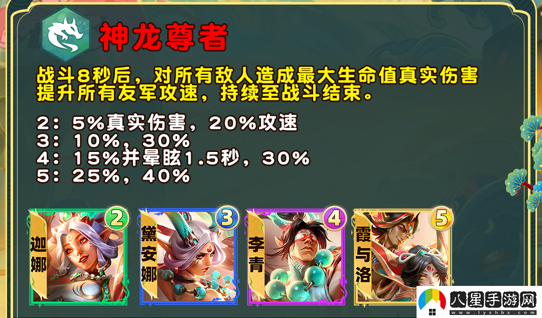 金鏟鏟之戰(zhàn)S11天龍之子羈絆介紹