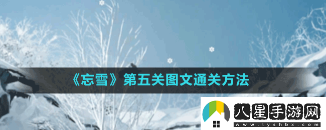 忘雪游戲第五關(guān)服飾怎么過