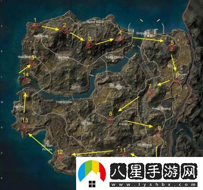 絕地求生密室地點匯總
