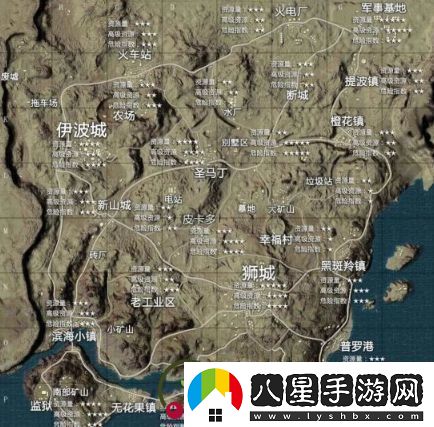 絕地求生刺激戰(zhàn)場(chǎng)沙漠地圖哪里最肥