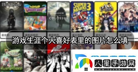 游戲生涯個(gè)人喜好表怎么制作