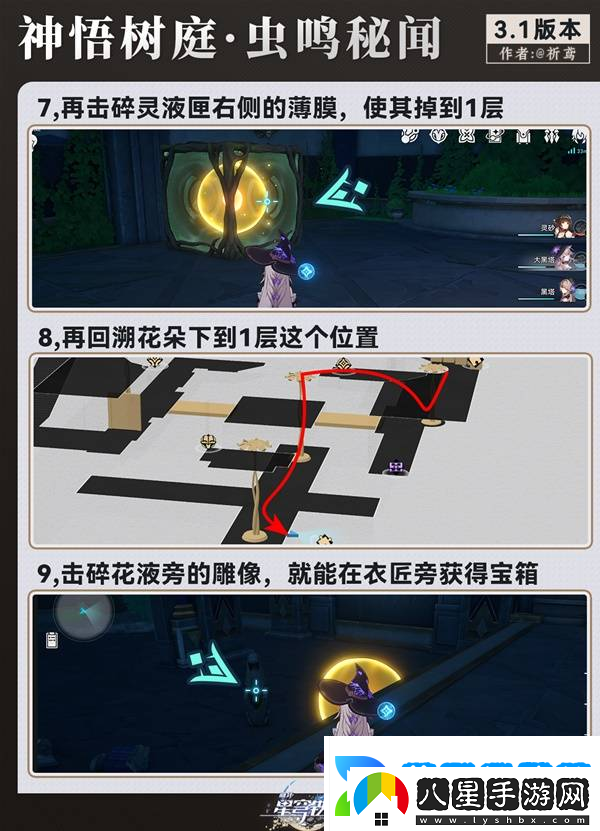 崩壞星穹鐵道永夜囈語密林神悟樹庭寶箱收集攻略