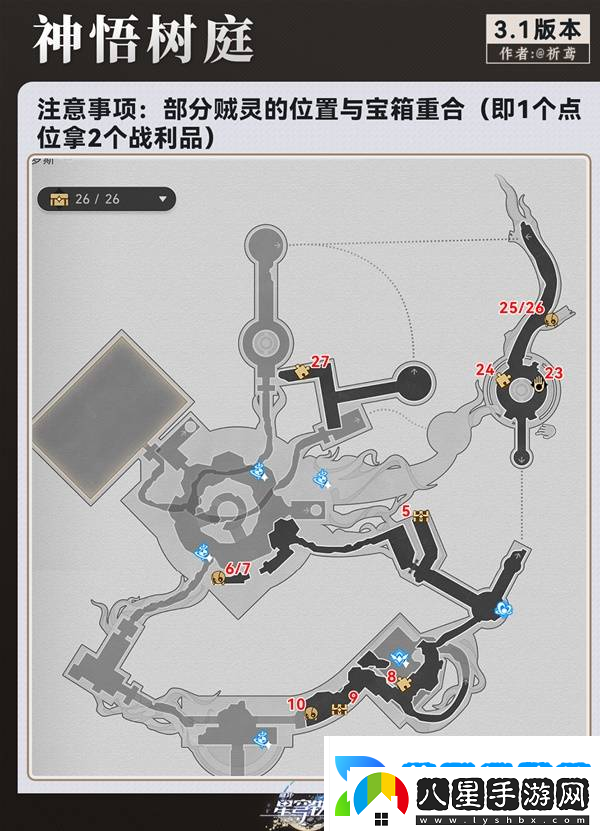 崩壞星穹鐵道永夜囈語密林神悟樹庭寶箱收集攻略